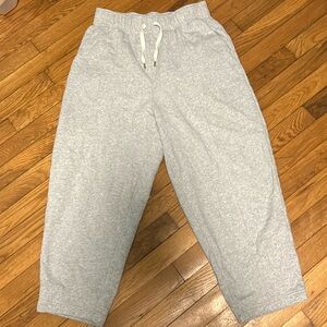 Medium Light Heather Gray Calia Wide leg Sweatpants.